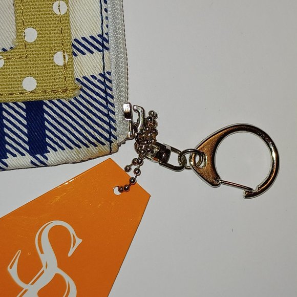 NWT Georgia Tech ID Holder Card Holder Coin Purse Key Ring - Picture 4 of 12